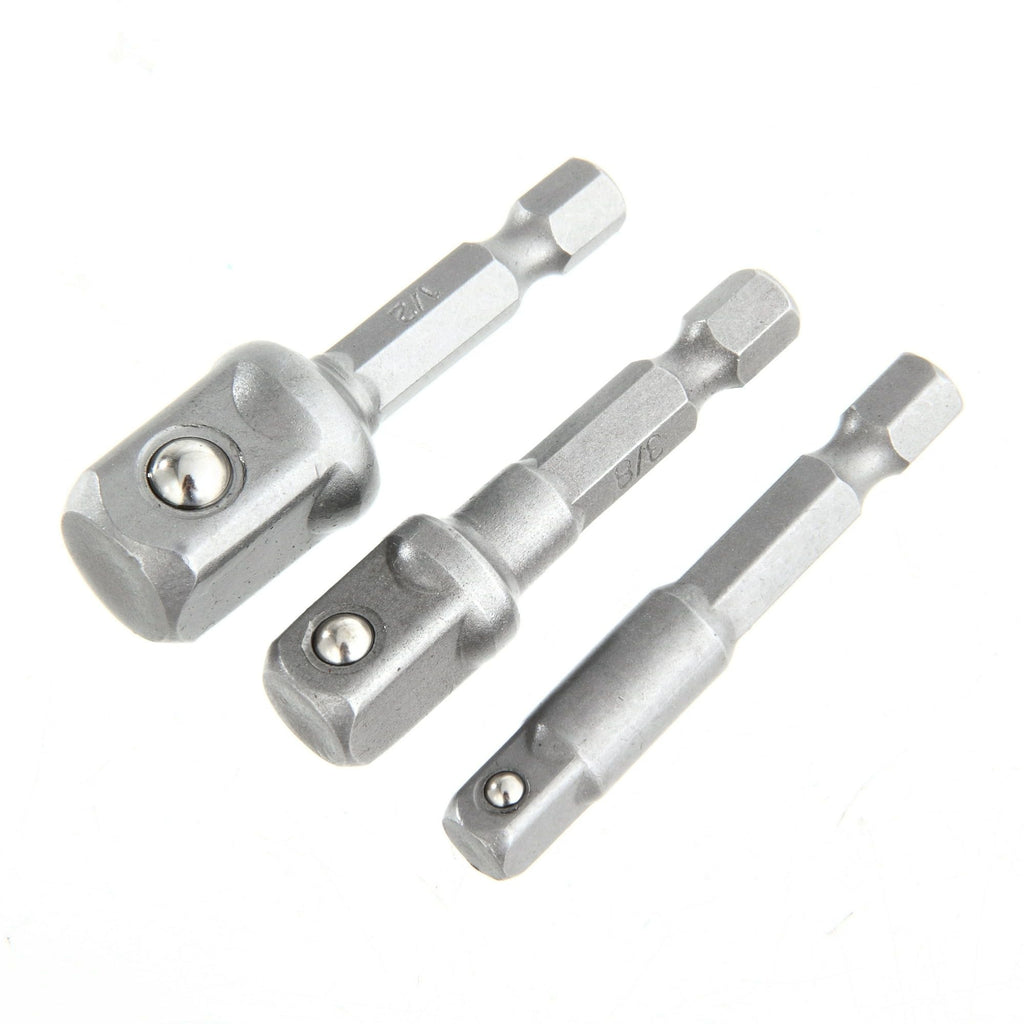 Hyper Tough 3-Piece Quick Connect Socket Adapter Set AU85043K, Socket Wrench and Set Type, New Condition
