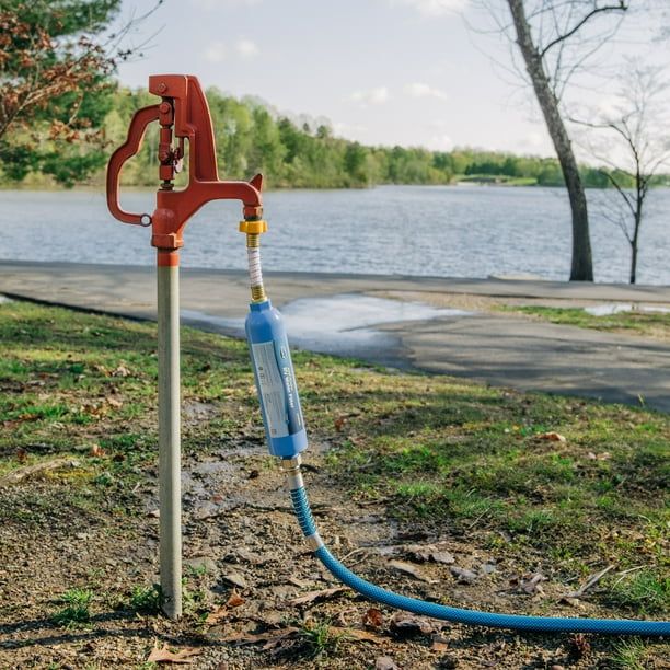 Camco TastePURE Camper/RV Water Filter & Hose Protector | Inline Water Filter Reduces Bad Taste, Odor, Chlorine & Sediment | Ideal for RVs, Campers, Travel Trailers, Boats | (40043)