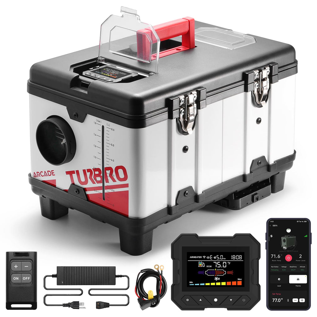 Arcade T8BP Diesel Heater, 9kW Triple Power