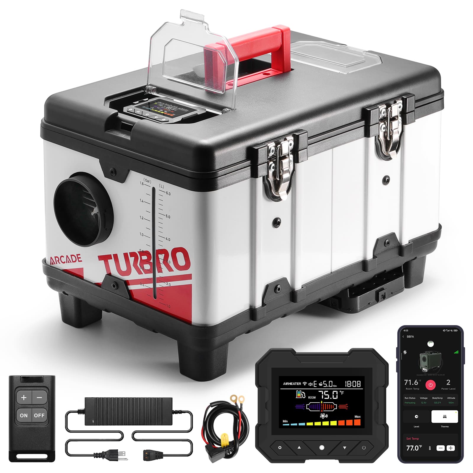 Arcade T8BP Diesel Heater, 9kW Triple Power