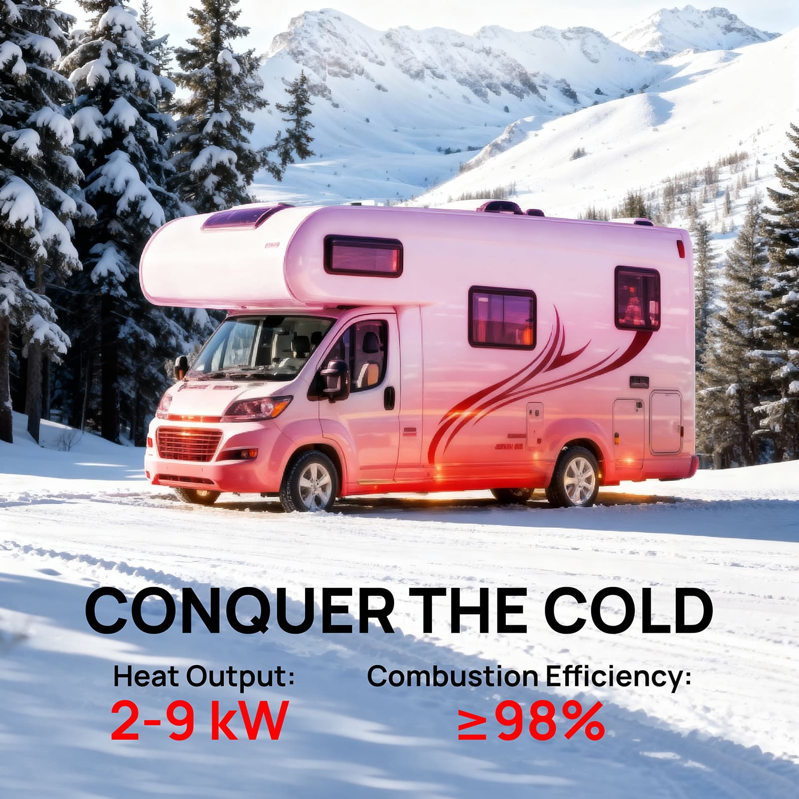 Arcade T8BP Diesel Heater, 9kW Triple Power