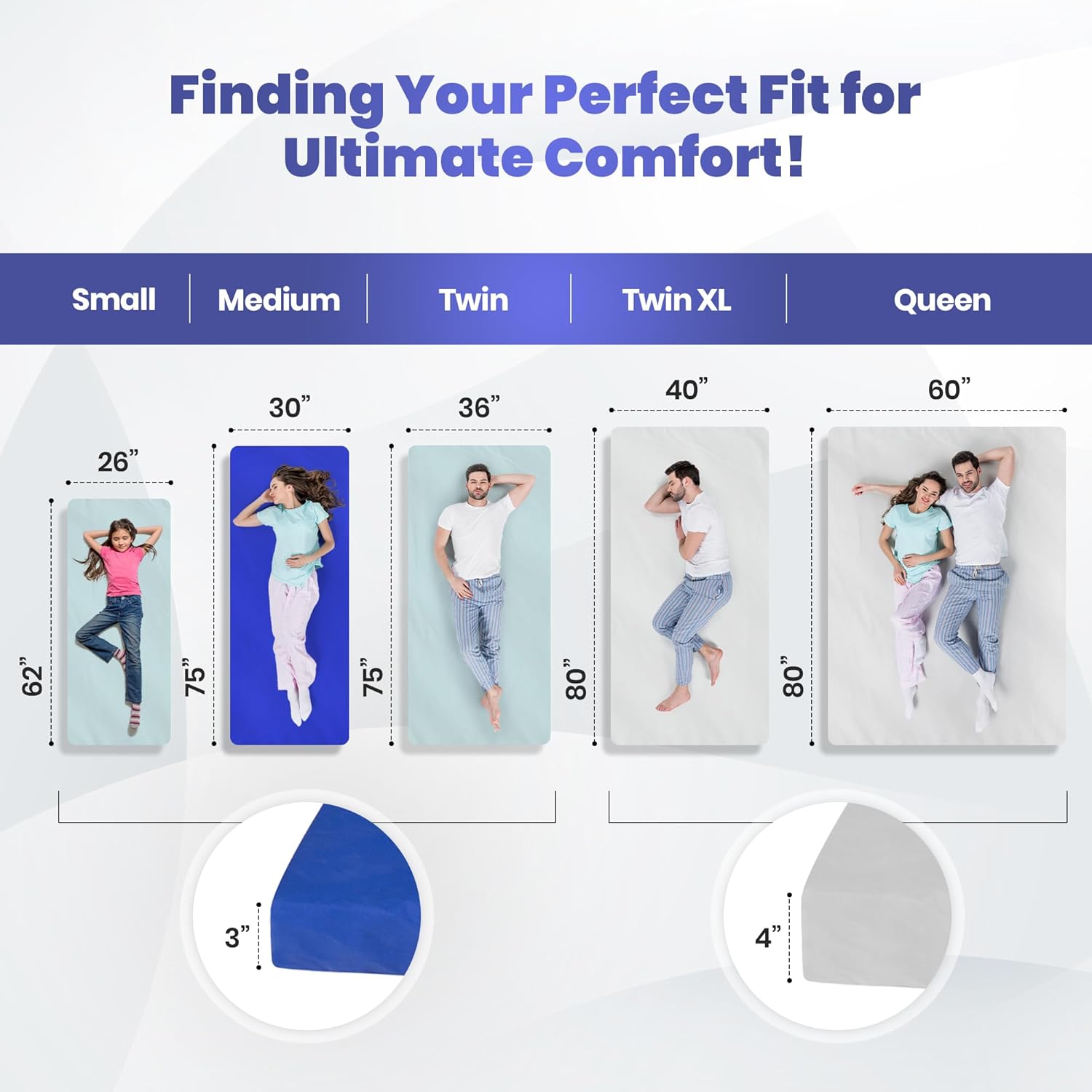 Matrix Air-Cell Memory Foam Camping Mattress - Portable Comfortable Roll Up Mattress