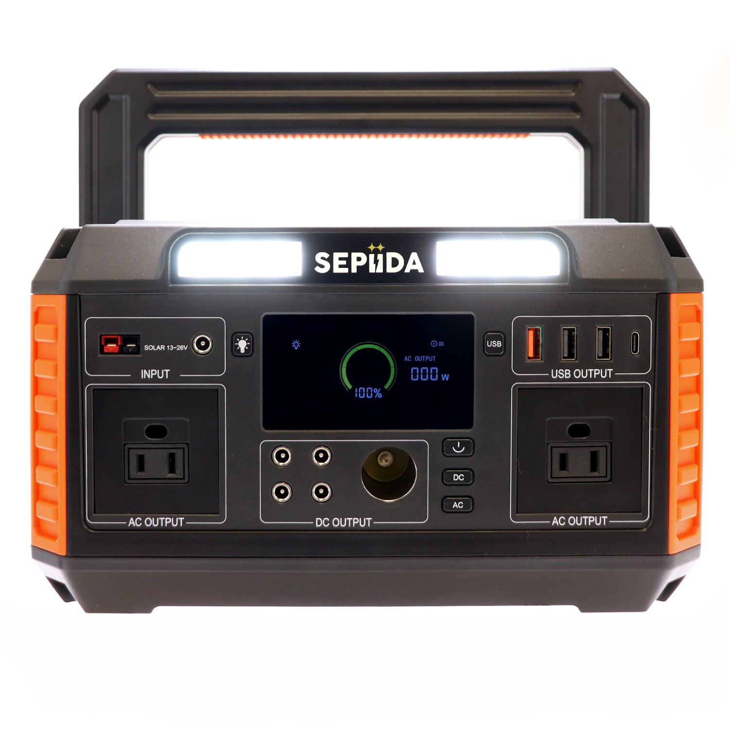 Portable 600W Solar Power Station