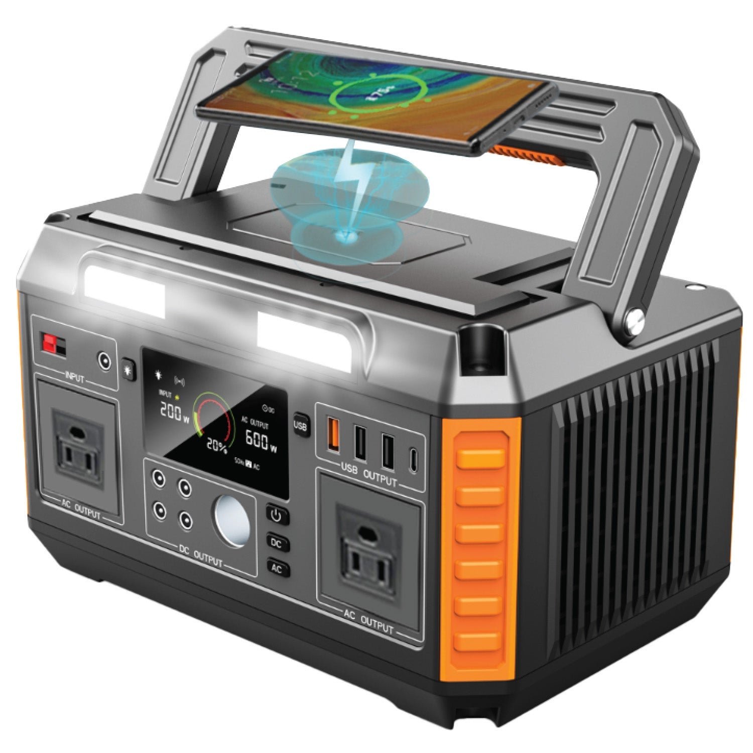 Portable 600W Solar Power Station