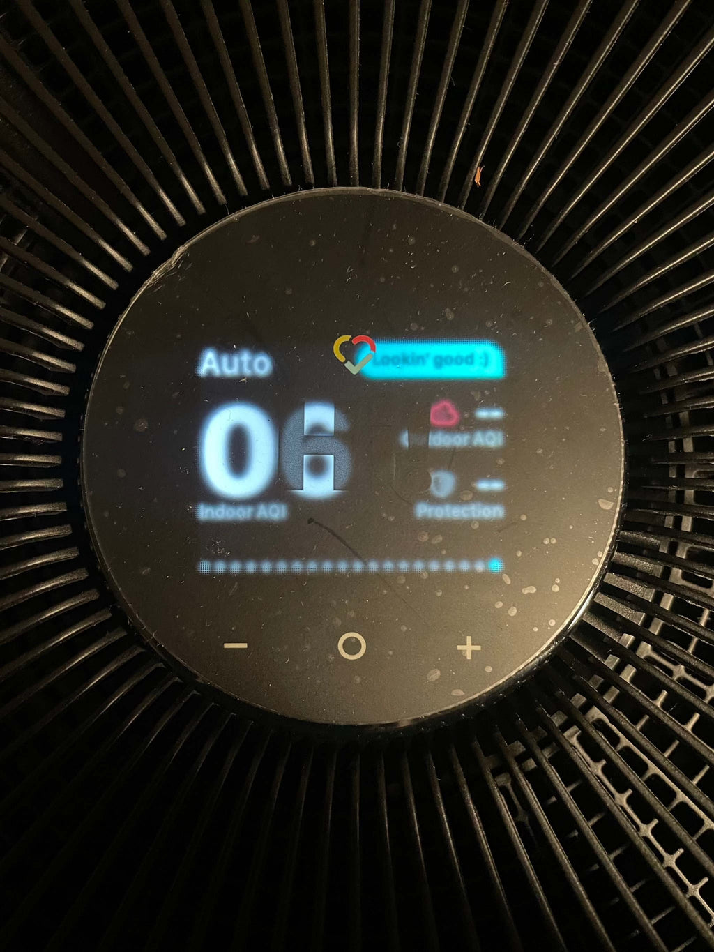 Mila Air Purifier for Large Room 1,000 sqft Coverage | Basic Breather | Air Purifier for Allergies | H12 HEPA Filter | Smoke Allergens Dust Pollution | Home Office Air Cleaner | Smart Wi-Fi Auto Mode