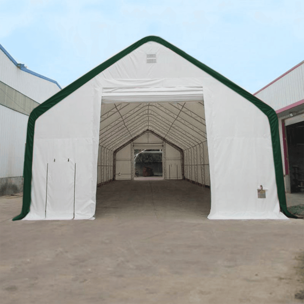 W40'xL80'xH23' Double Truss Storage Shelter