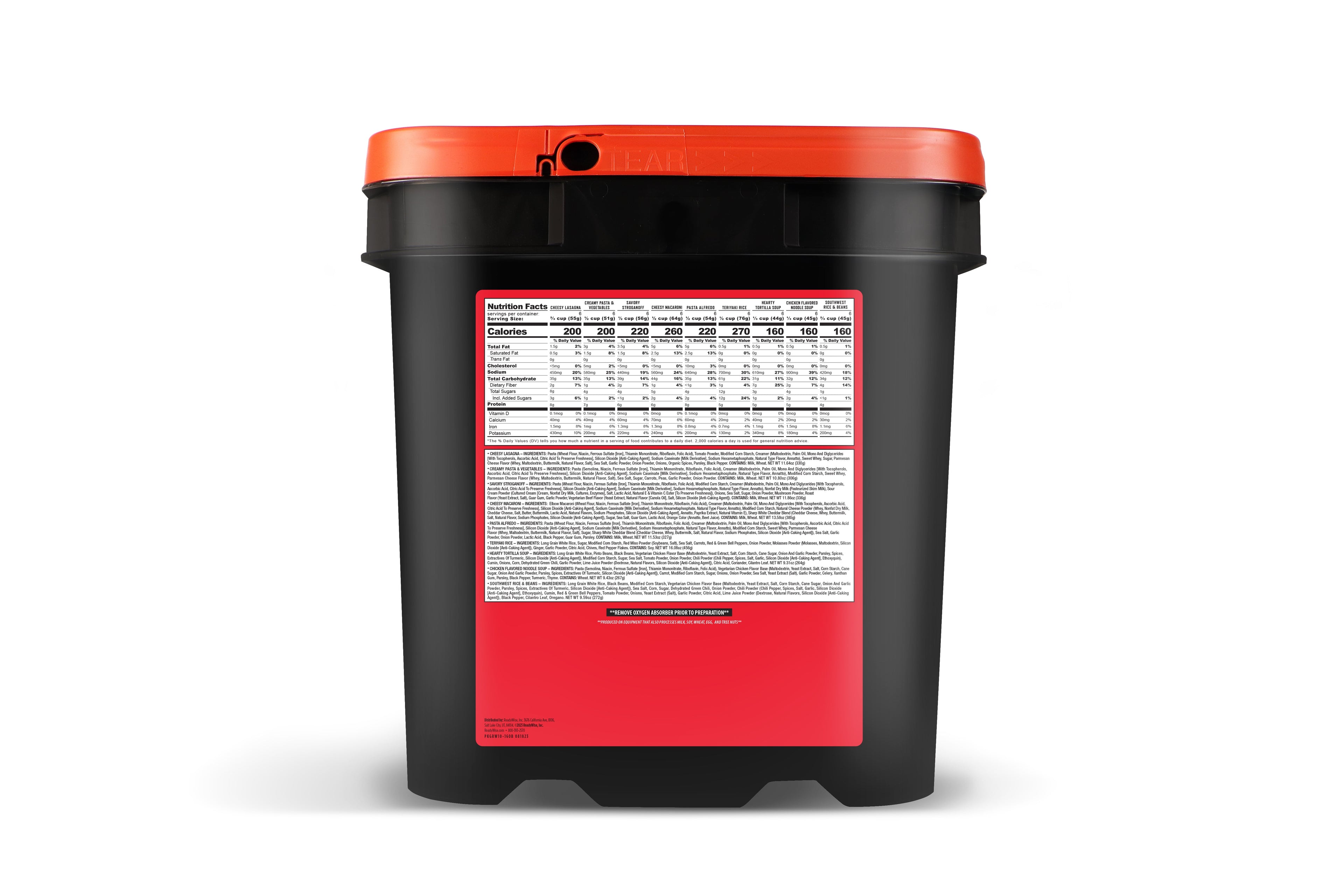 ReadyWise 60-Serving Emergency Food Bucket