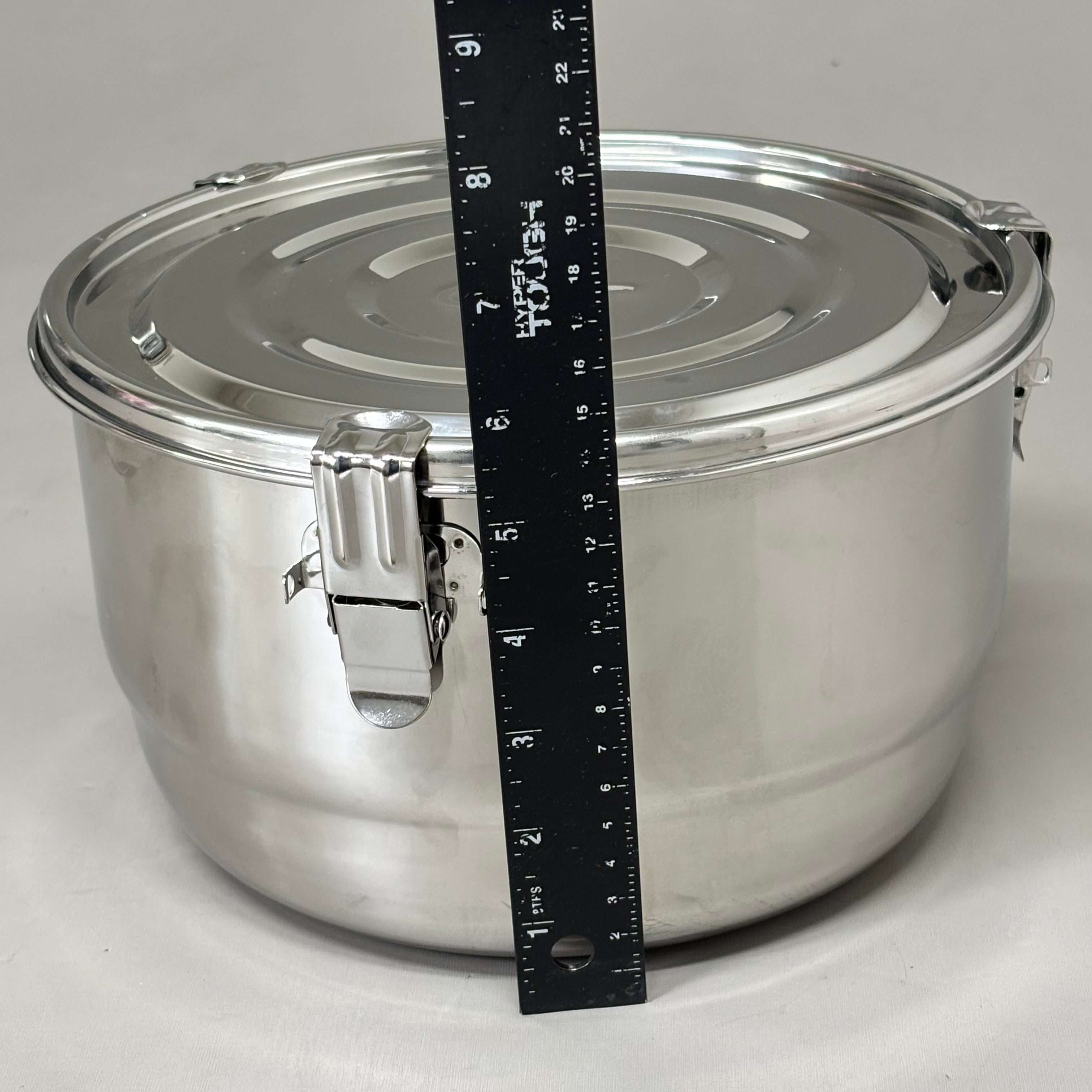 CVAULT 1/2 lb Storage Container Air Tight & Light Resistant Food Grade Stainless Steel