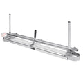Chainsaw Mill, Portable Sawmill 14"-48" Guide Bar, Galvanized Steel Chainsaw Planking Mill with 0.2"-11.81" Cutting Thickness, Wood Lumber Cross Cutting Saw Mill for Builders and Woodworkers