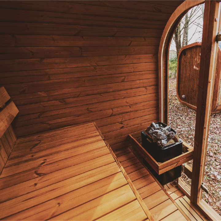 Patio Elegance MW20 Outdoor ThermoWood Sauna - Premium Outdoor Relaxation Solution