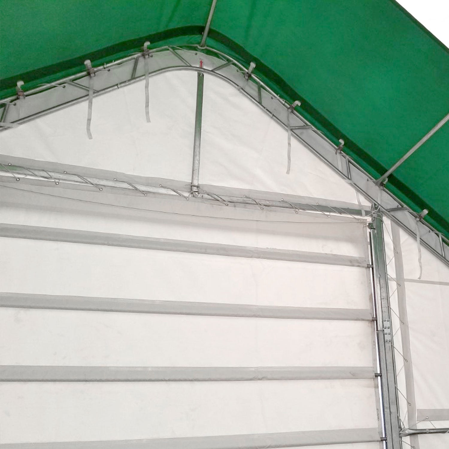 W40'xL80'xH23' Double Truss Storage Shelter